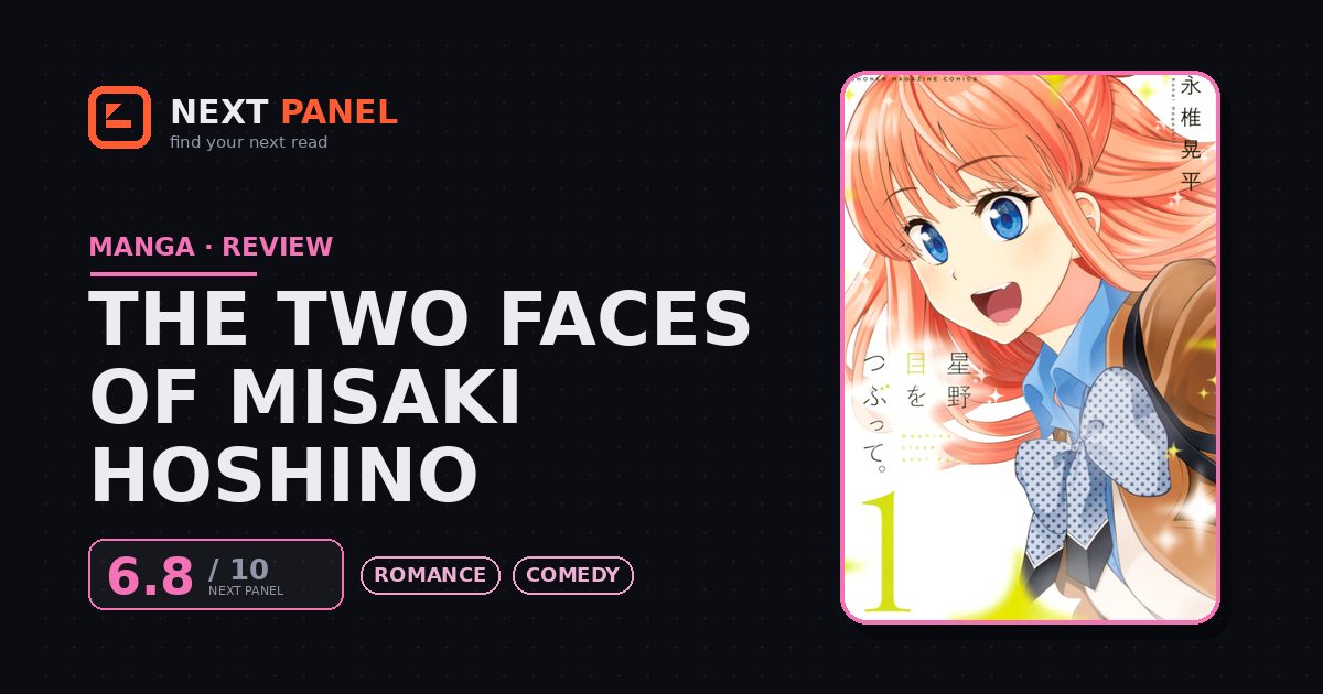 The Two Faces of Misaki Hoshino cover - Next Panel review
