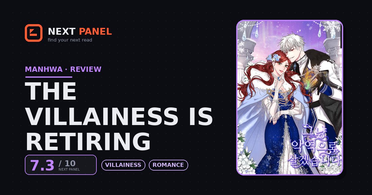 The Villainess is Retiring cover - Next Panel review
