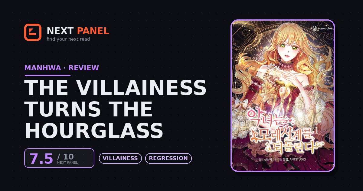 The Villainess Turns the Hourglass cover - Next Panel review