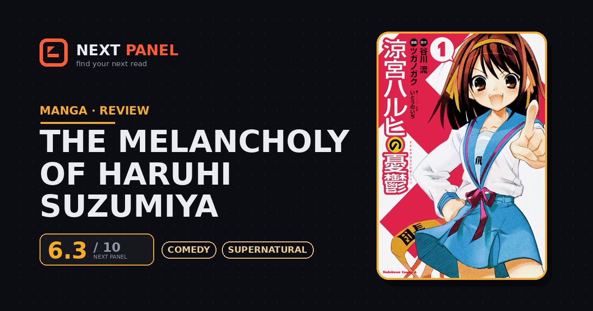 The Melancholy of Haruhi Suzumiya cover - Next Panel review