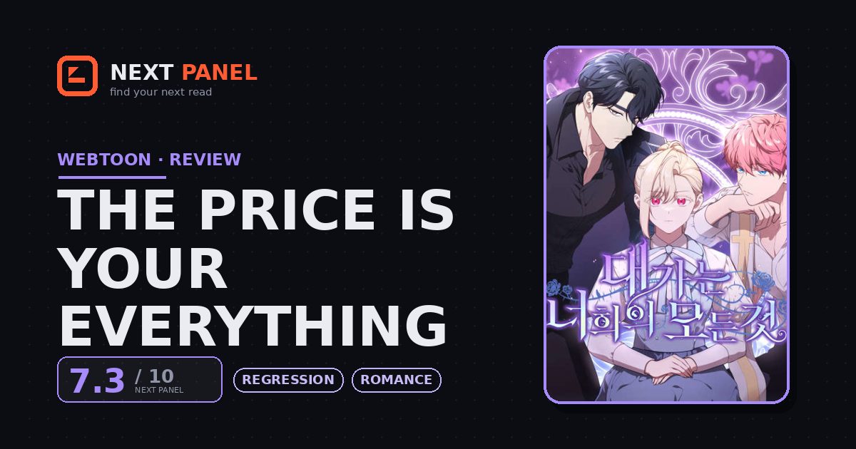 The Price Is Your Everything cover - Next Panel review