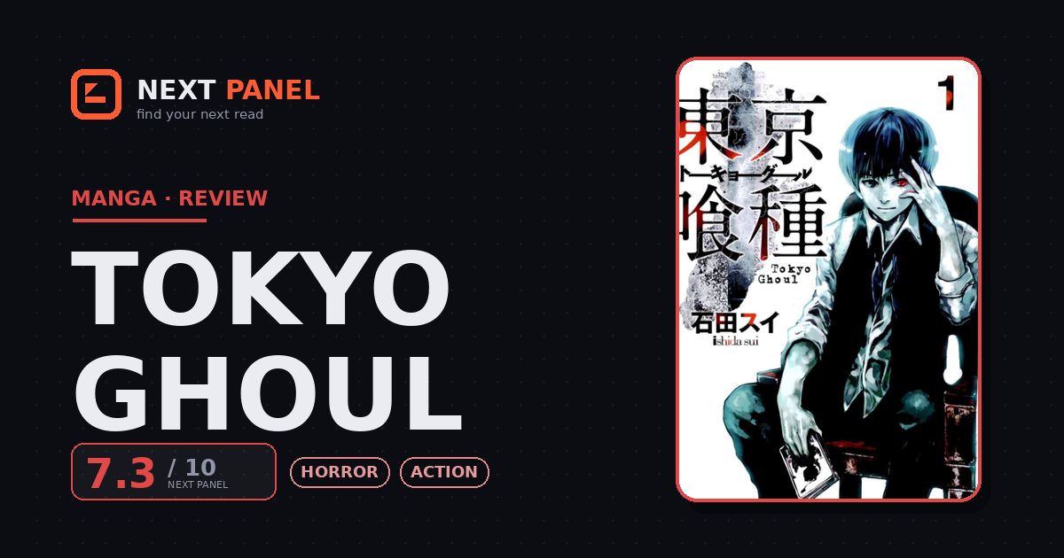 Tokyo Ghoul official cover — Next Panel review