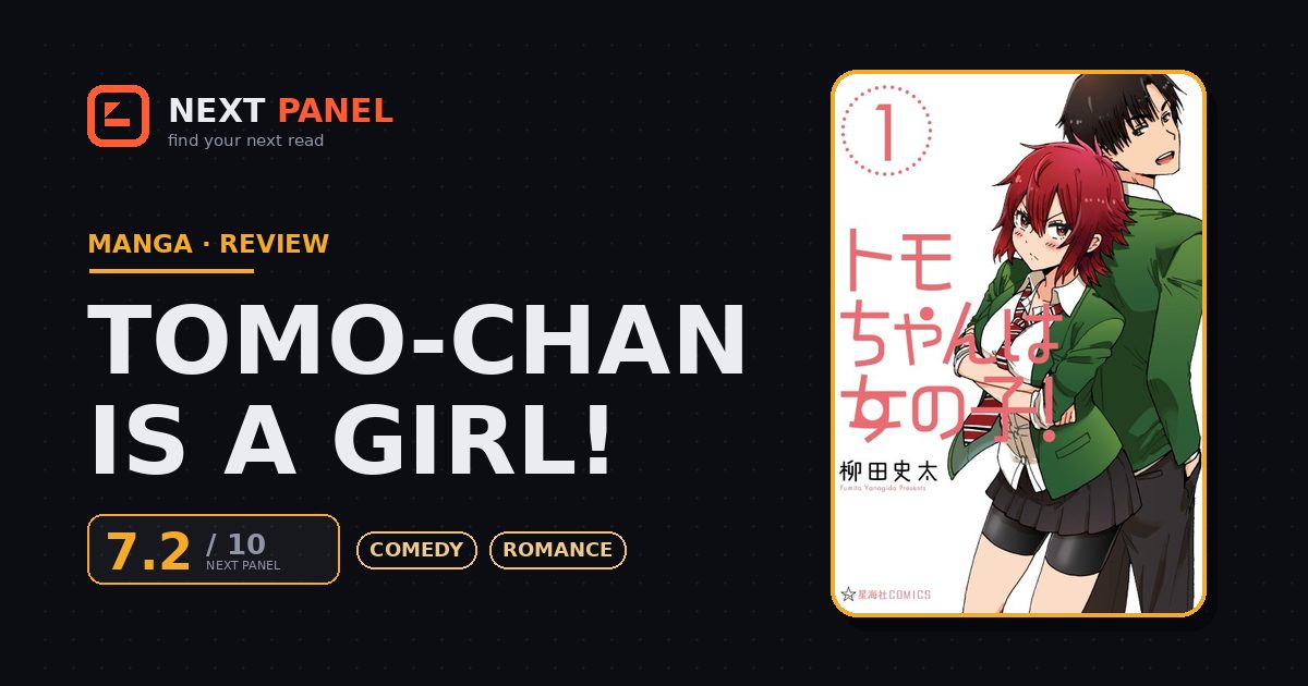 Tomo-chan is a Girl! cover - Next Panel review