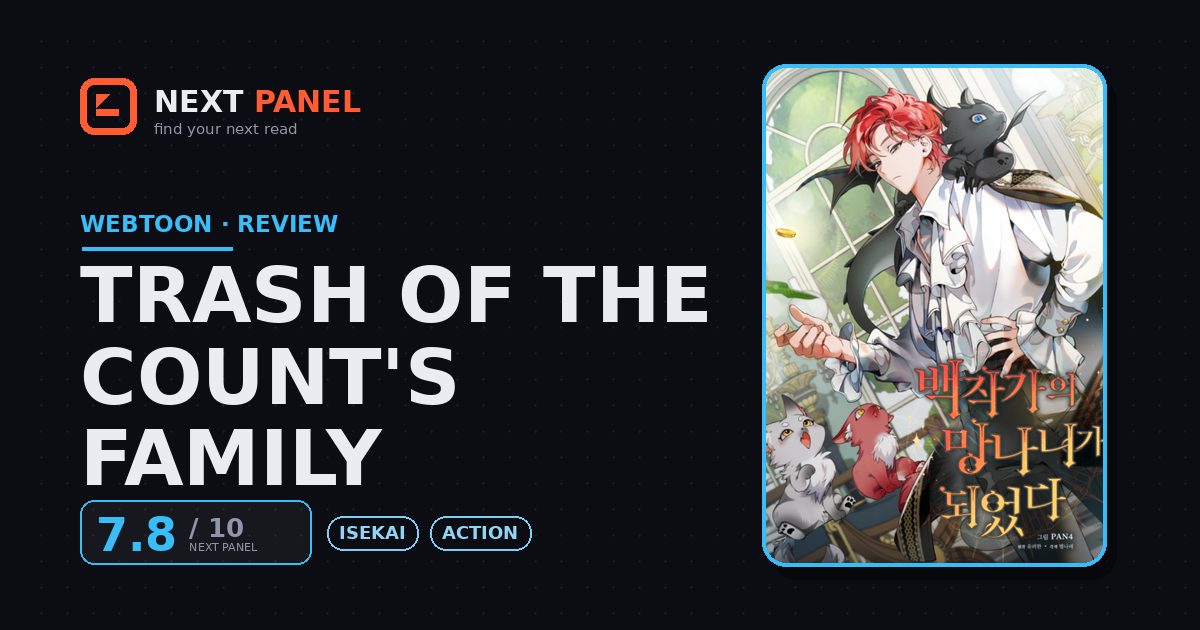 Trash of the Count's Family cover - Next Panel review