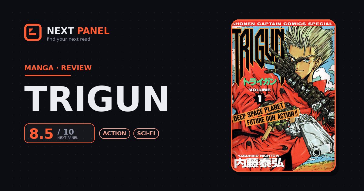 Trigun cover - Next Panel review