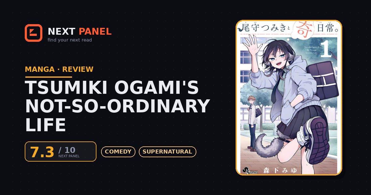 Tsumiki Ogami's Not-So-Ordinary Life cover - Next Panel review