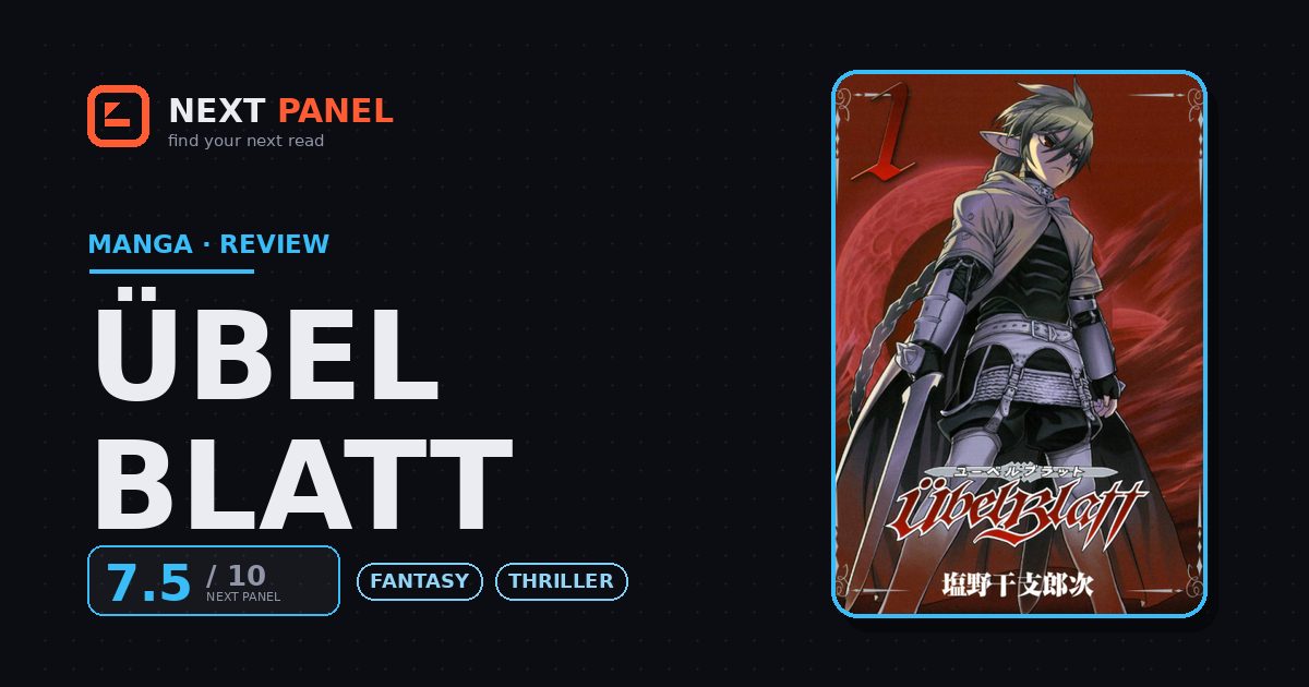 Übel Blatt cover - Next Panel review