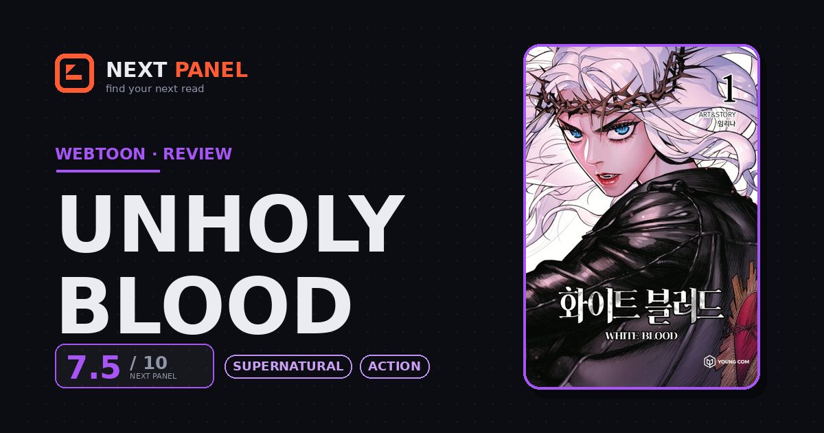 Unholy Blood cover - Next Panel review