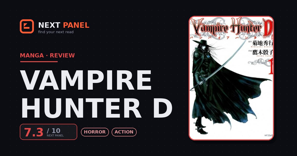 Vampire Hunter D cover - Next Panel review