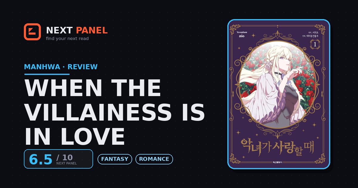 When the Villainess is in Love cover - Next Panel review