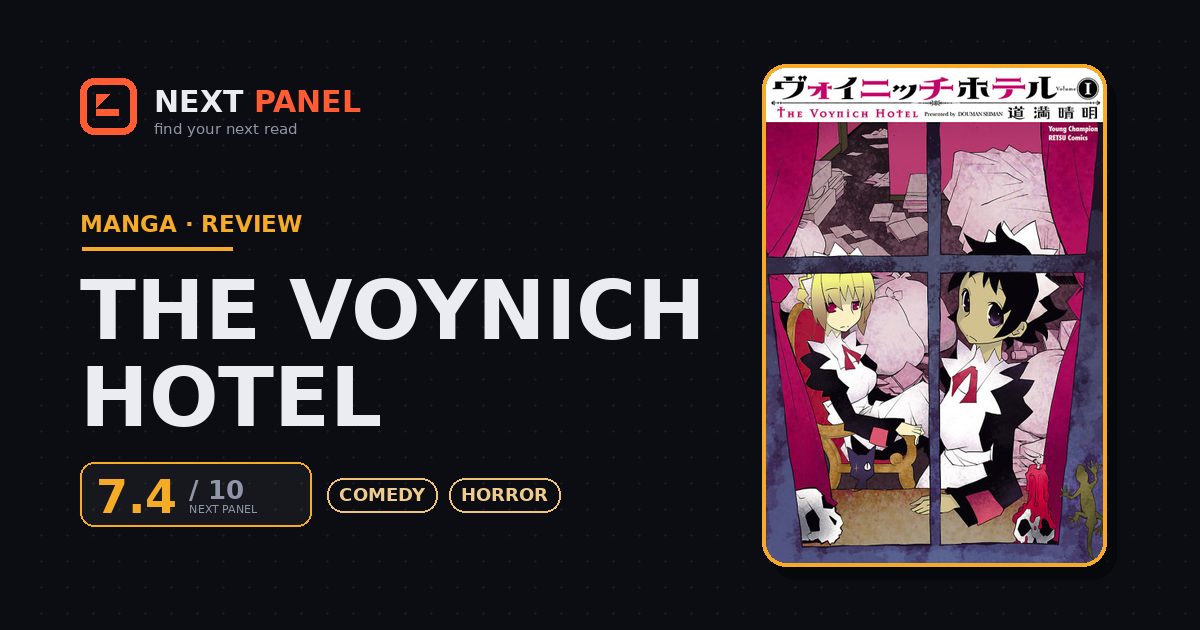 The Voynich Hotel cover - Next Panel review