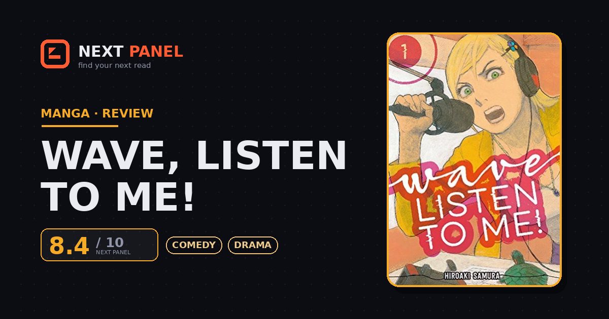 Wave, Listen to Me! cover - Next Panel review