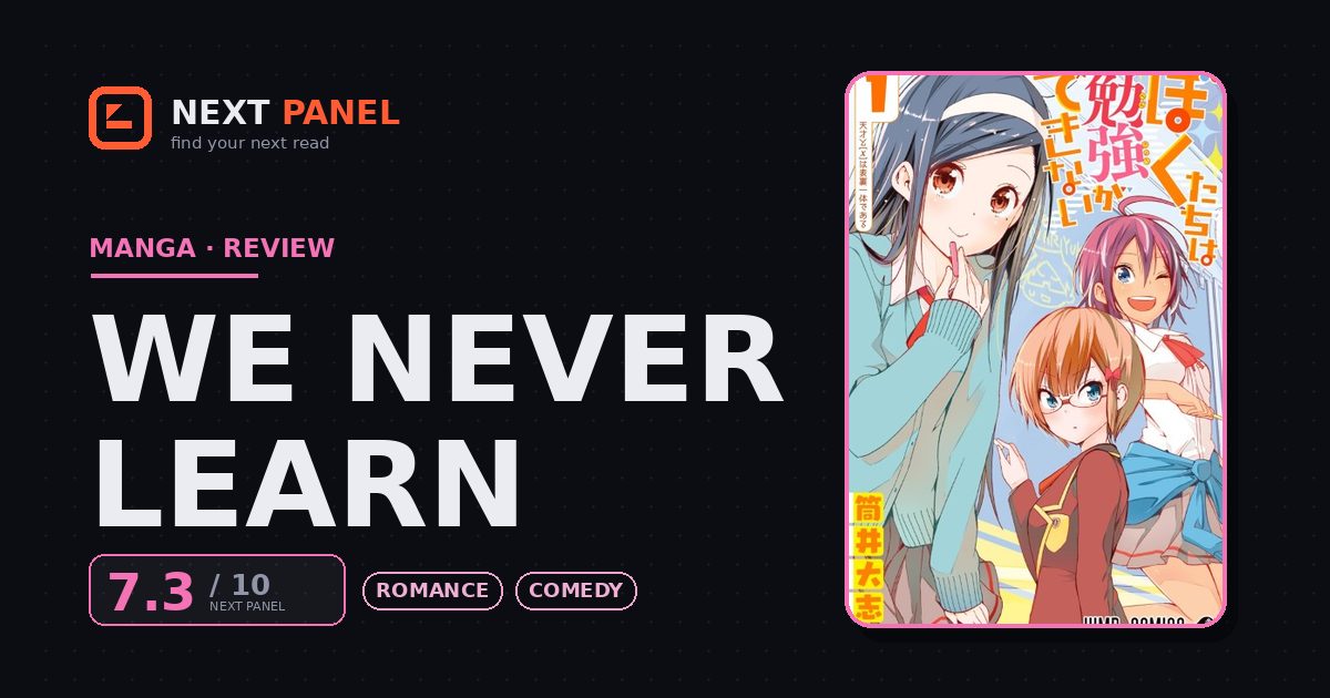 We Never Learn cover - Next Panel review