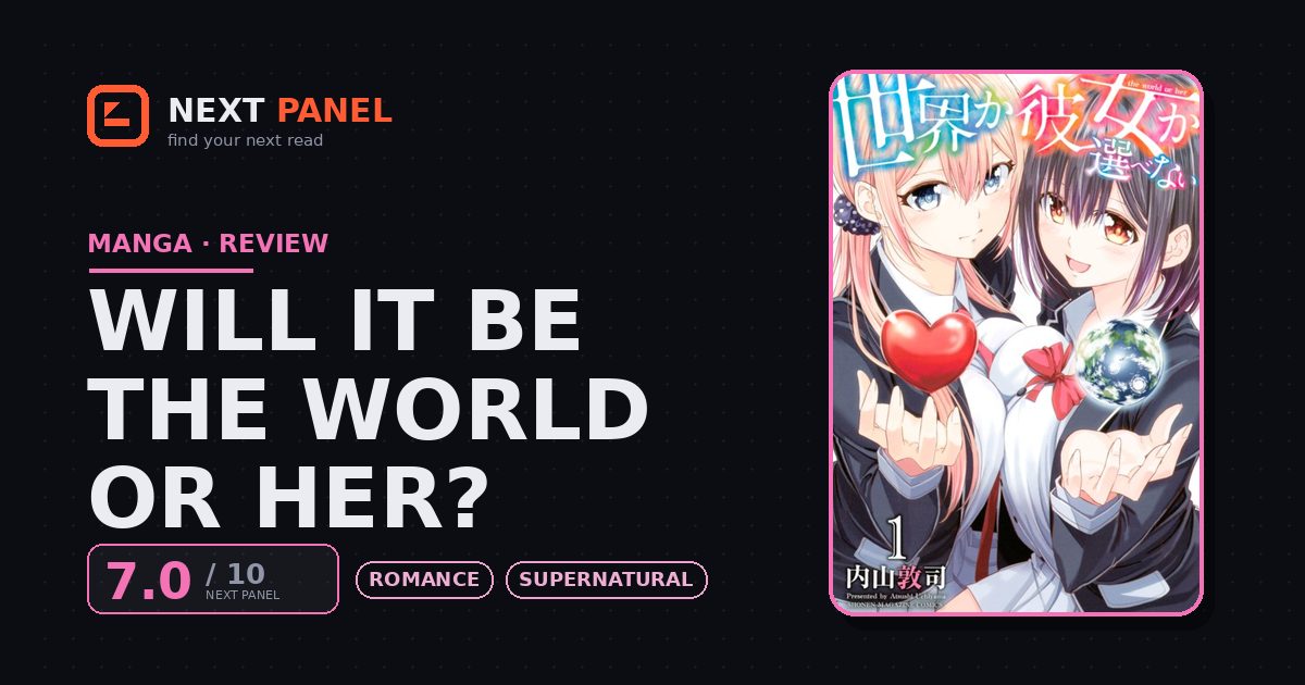 Will It Be the World or Her? cover - Next Panel review