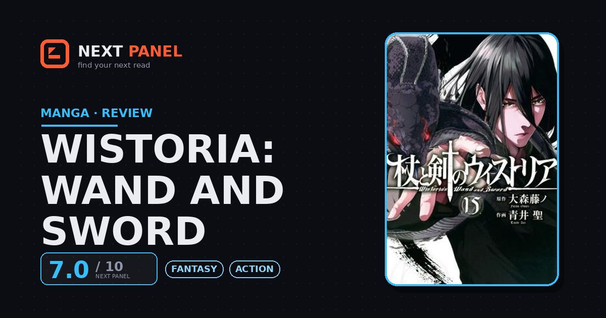 Wistoria: Wand and Sword cover - Next Panel review