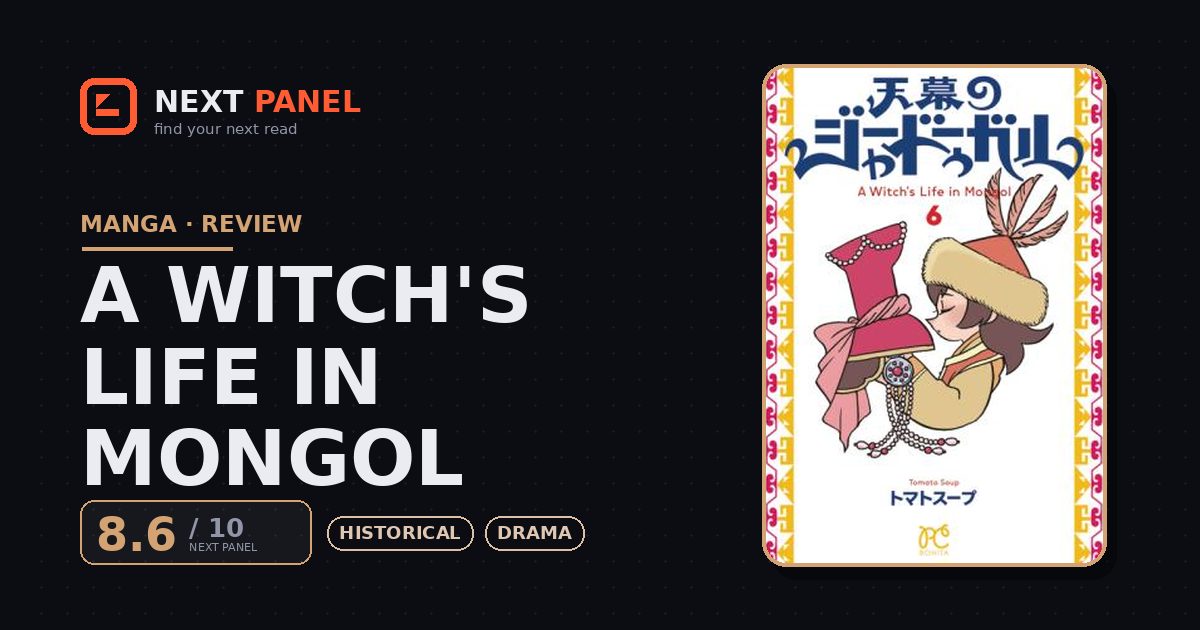 A Witch's Life in Mongol cover - Next Panel review