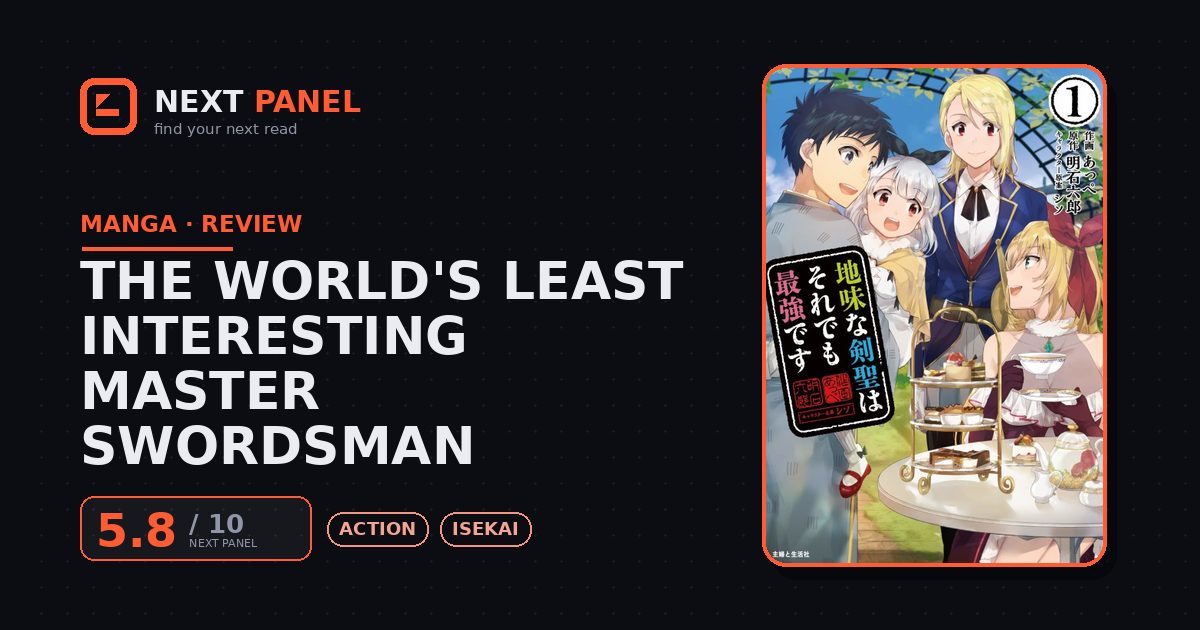 The World's Least Interesting Master Swordsman cover - Next Panel review