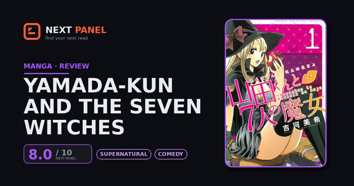 Yamada-kun and the Seven Witches cover - Next Panel review