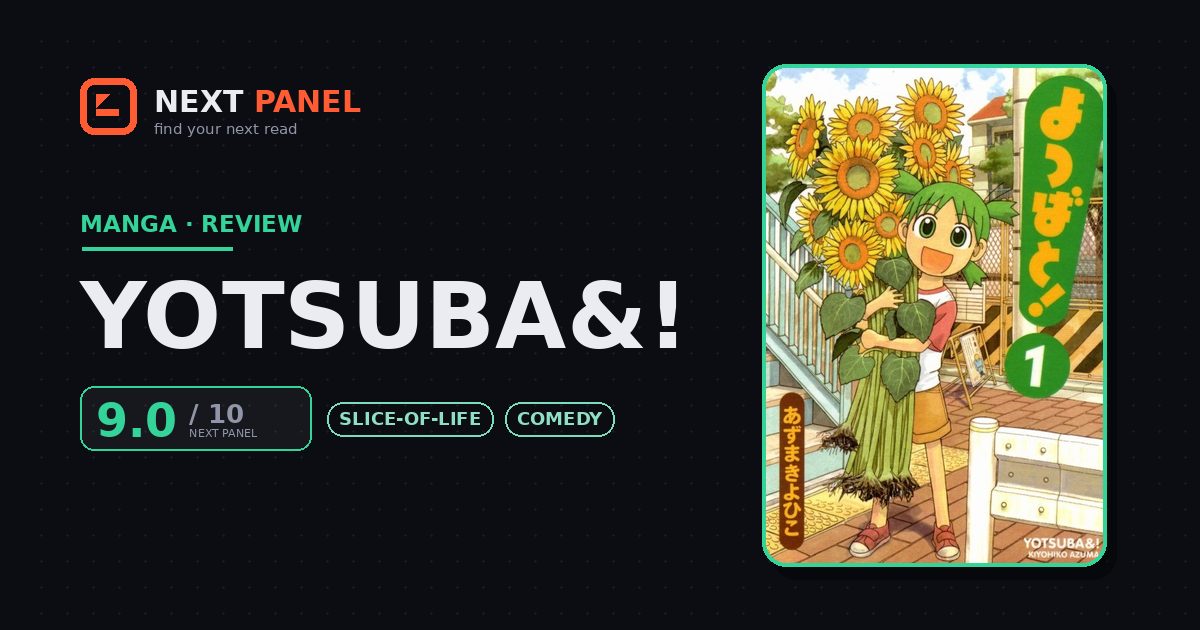 Yotsuba&! cover - Next Panel review