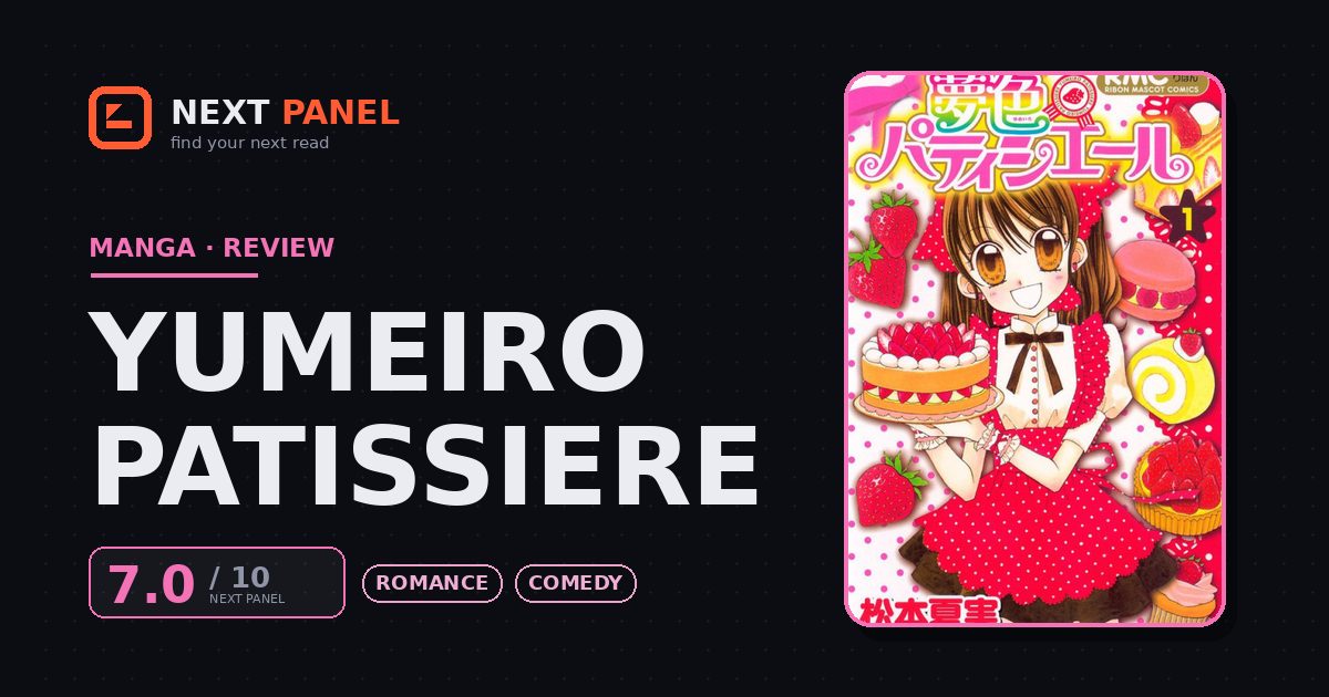 Yumeiro Patissiere cover - Next Panel review