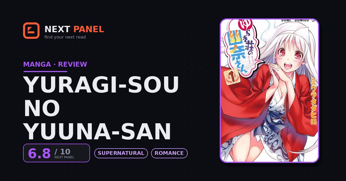 Yuragi-sou no Yuuna-san cover - Next Panel review