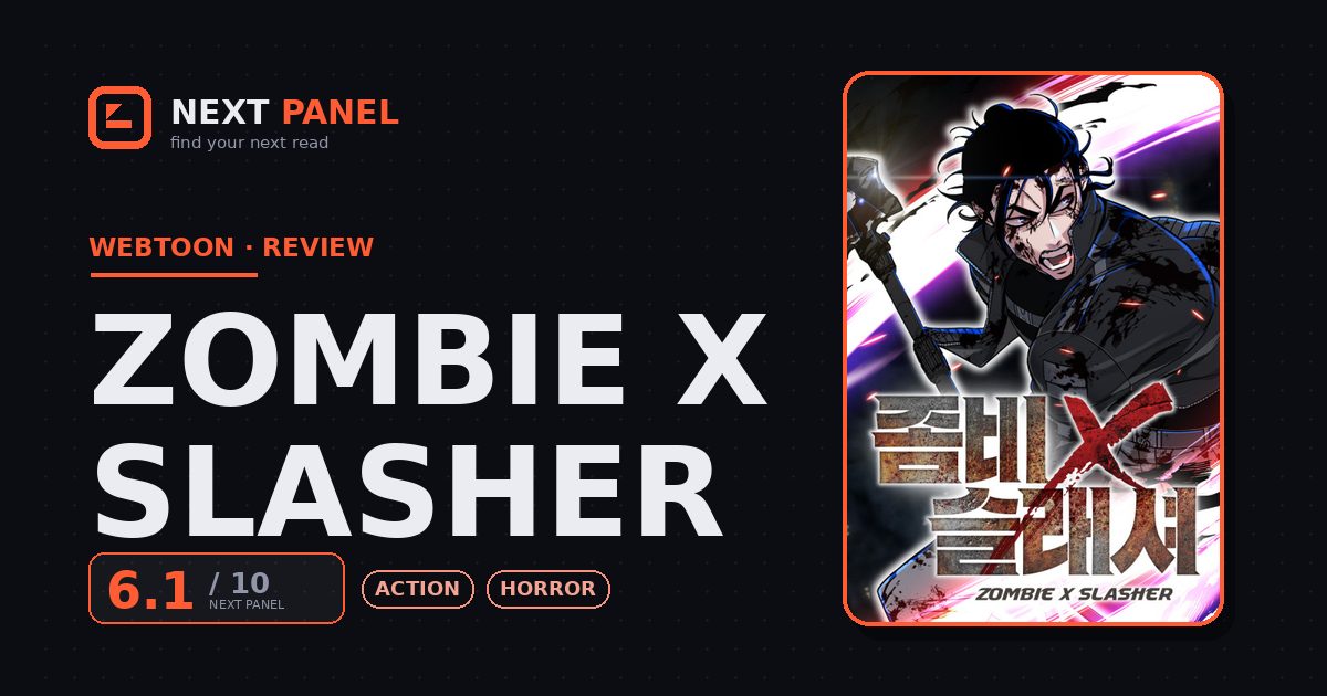 Zombie X Slasher cover - Next Panel review