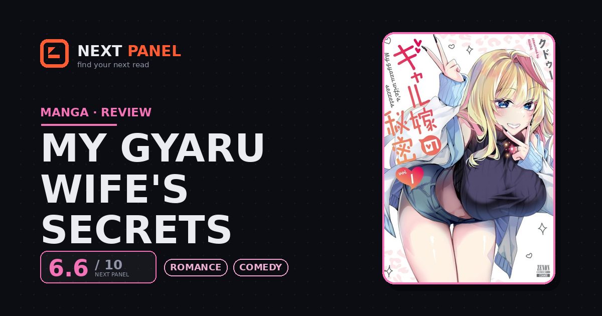 My Gyaru Wife's Secrets cover - Next Panel review