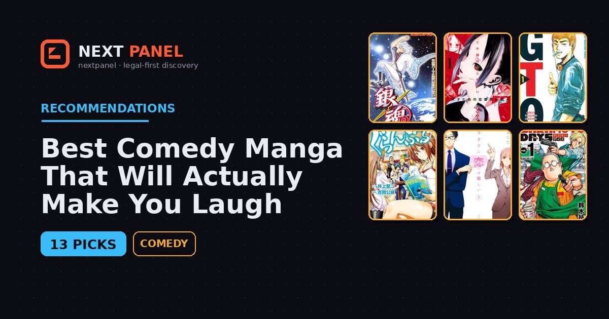 Best Comedy Manga That Will Actually Make You Laugh — Next Panel recommendation