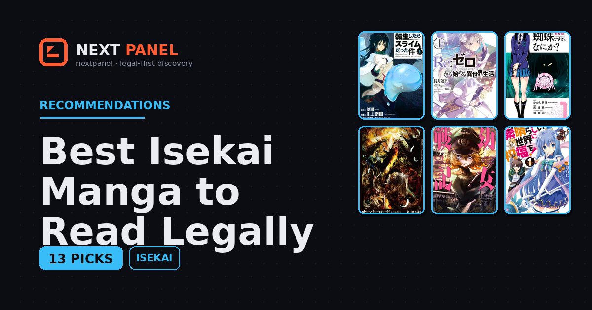 Best Isekai Manga to Read Legally — Next Panel recommendation