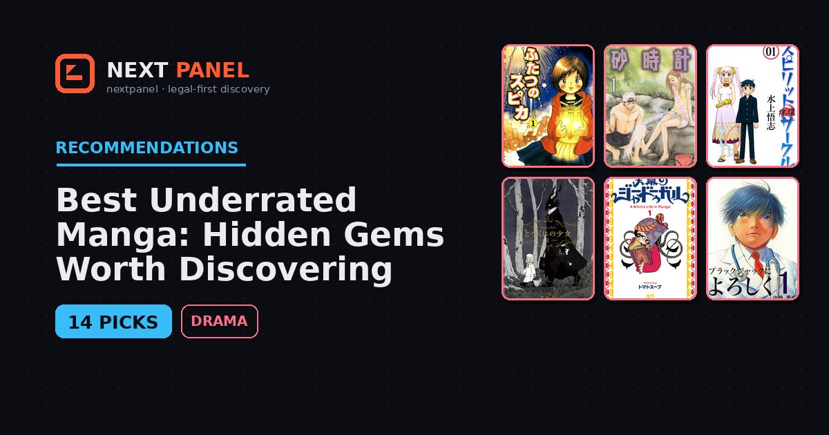Best Underrated Manga: Hidden Gems Worth Discovering — Next Panel recommendation