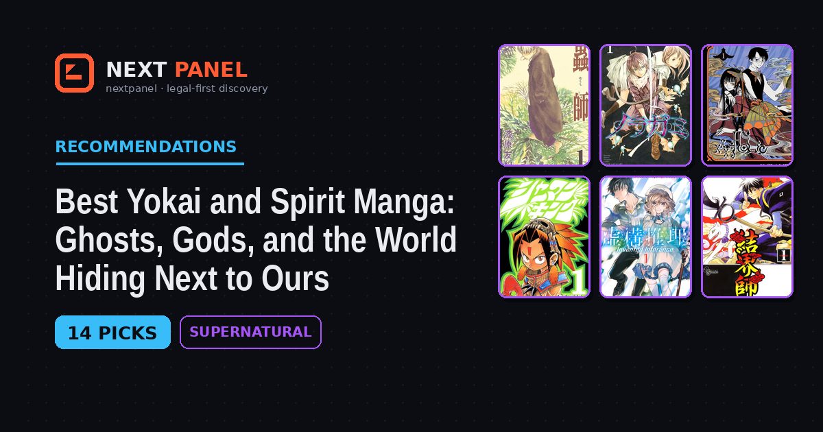 Best Yokai and Spirit Manga: Ghosts, Gods, and the World Hiding Next to Ours — Next Panel recommendation