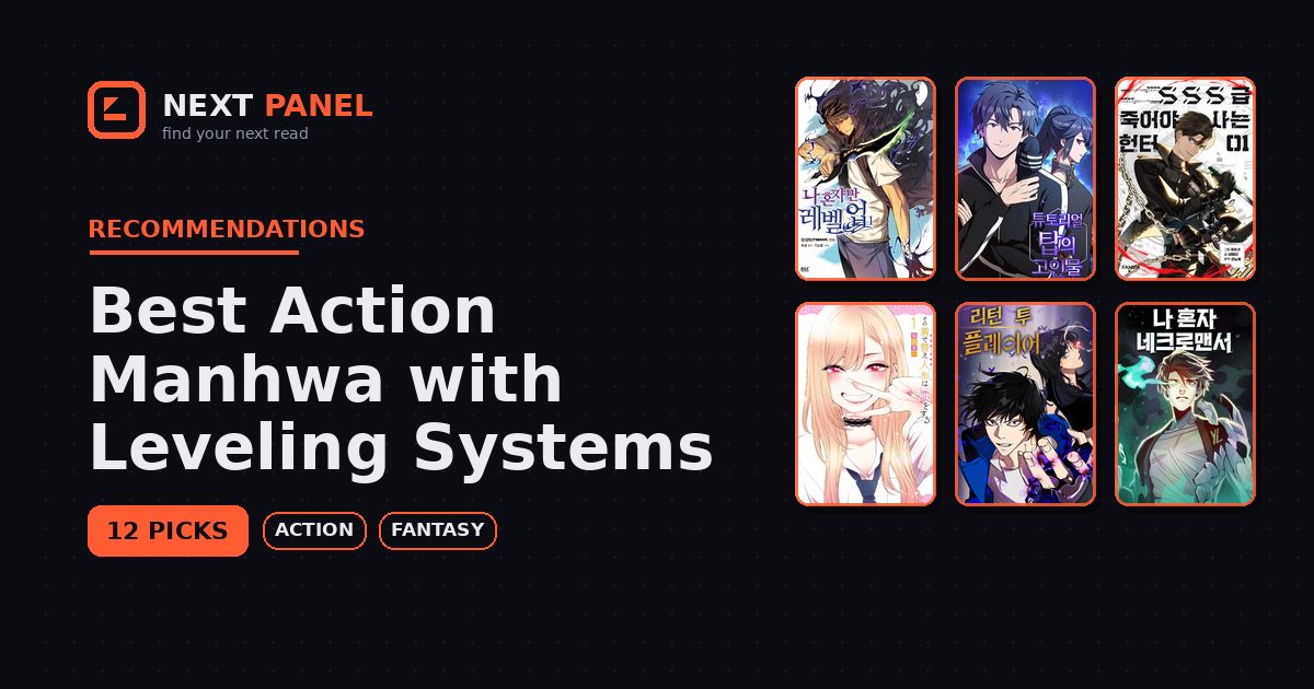 Best Action Manhwa with Leveling Systems — Next Panel recommendation