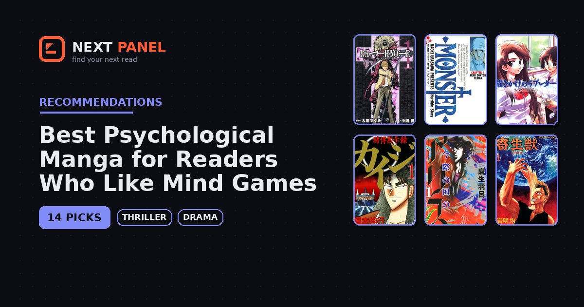 Best Psychological Manga for Readers Who Like Mind Games — Next Panel recommendation