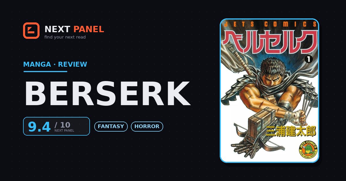 Berserk official cover — Next Panel review