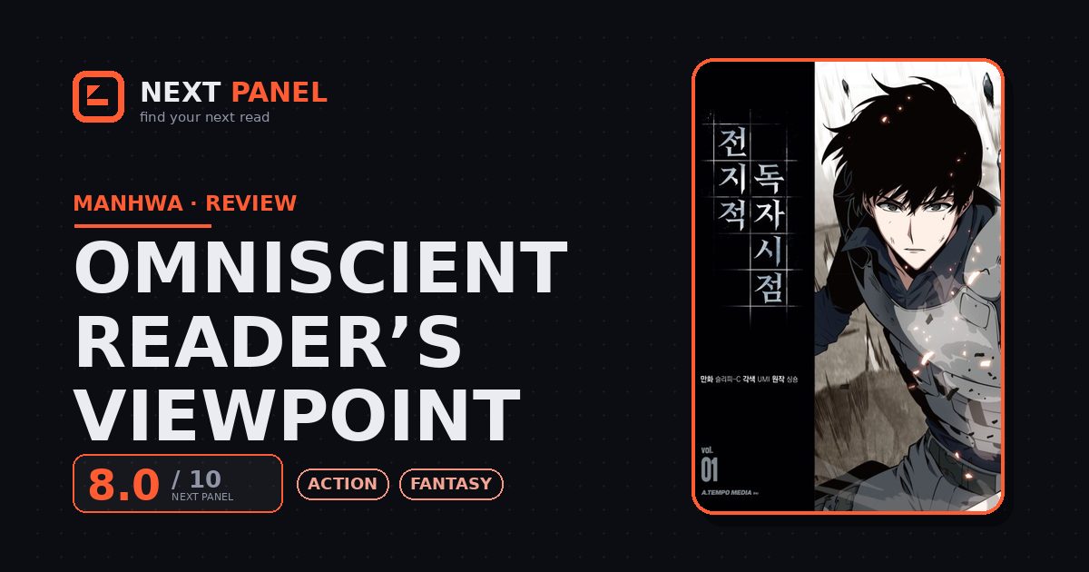Omniscient Reader’s Viewpoint official cover — Next Panel review
