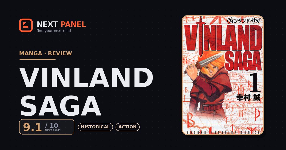 Vinland Saga official cover — Next Panel review