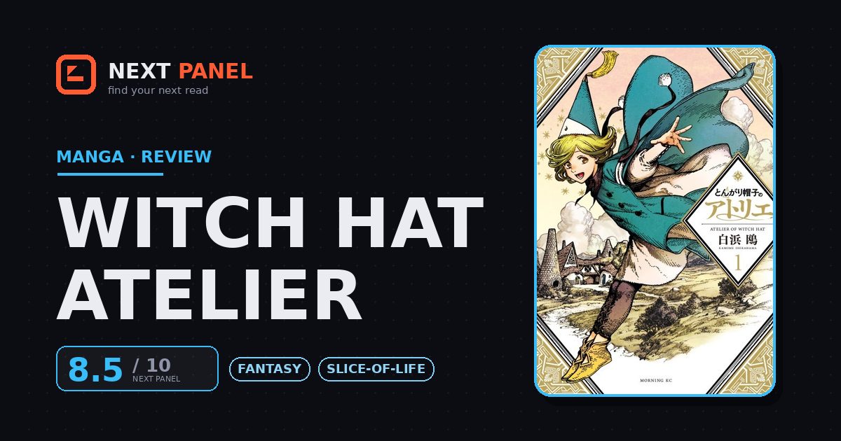 Witch Hat Atelier official cover — Next Panel review