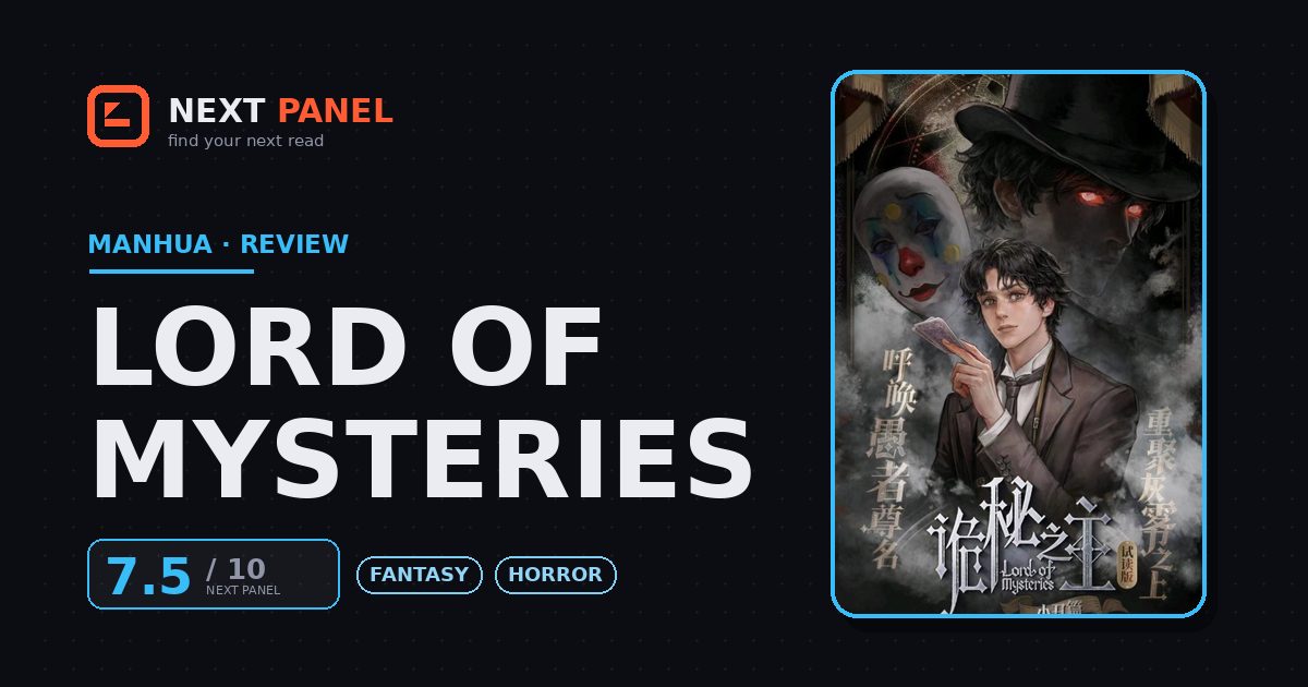 Lord of Mysteries cover - Next Panel review