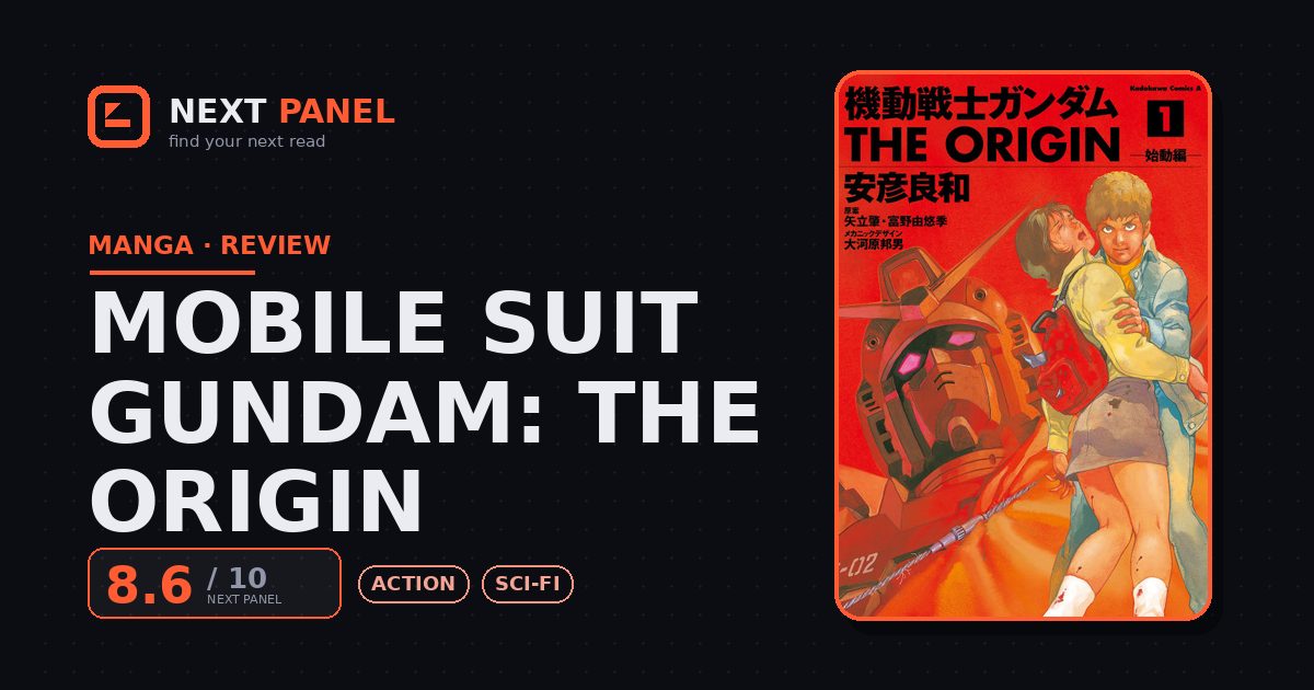 Mobile Suit Gundam: The Origin cover - Next Panel review